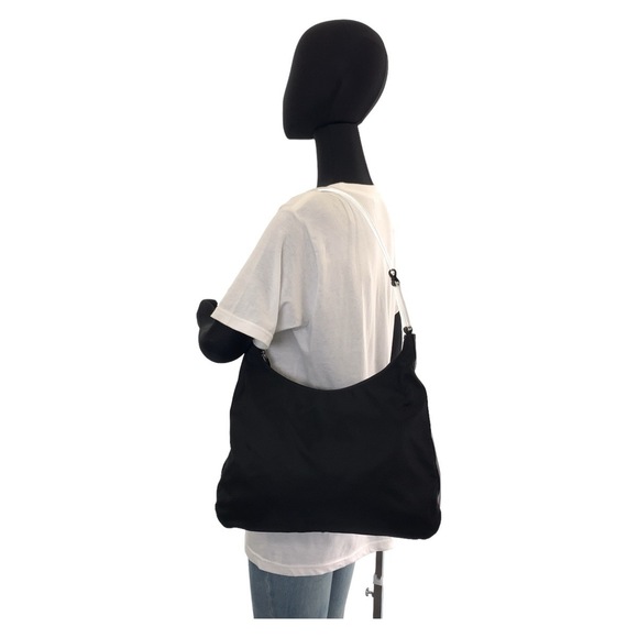 Prada Prada Tessuto Nylon Shoulder Bag Black Canvas Crossbody Bag - Picture 8 of 10